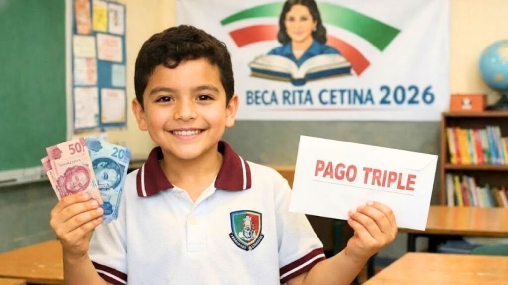 Pago Triple Beca Rita Cetina 2026 Requisitos Beneficiarios y Día de Entrega