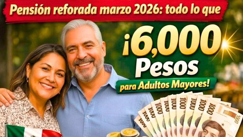 Pensión reforzada marzo 2026 todo lo que debes saber sobre el aumento el bono y el pago mensual